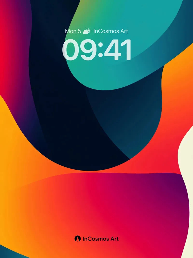 Electric Pulse Wallpaper with Liquid Color Veins