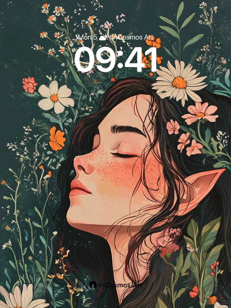 Serenity Bloom Wallpaper with Elf Ears
