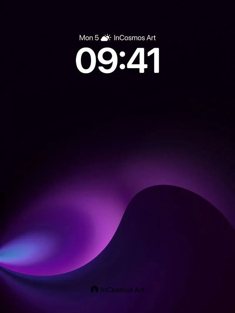 Nocturnal Wave Wallpaper with Ethereal Light