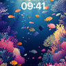 Luminous Reef Wallpaper with Sunbeam Whispers wallpaper for iPhone, iPad & Mac