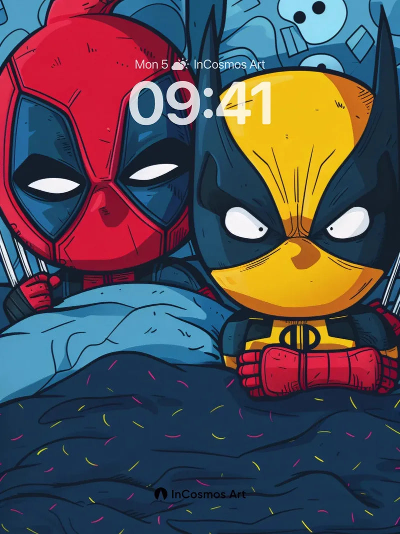 Playful Nightwatch Wallpaper with Comic Charm wallpaper for iPhone, iPad & Mac