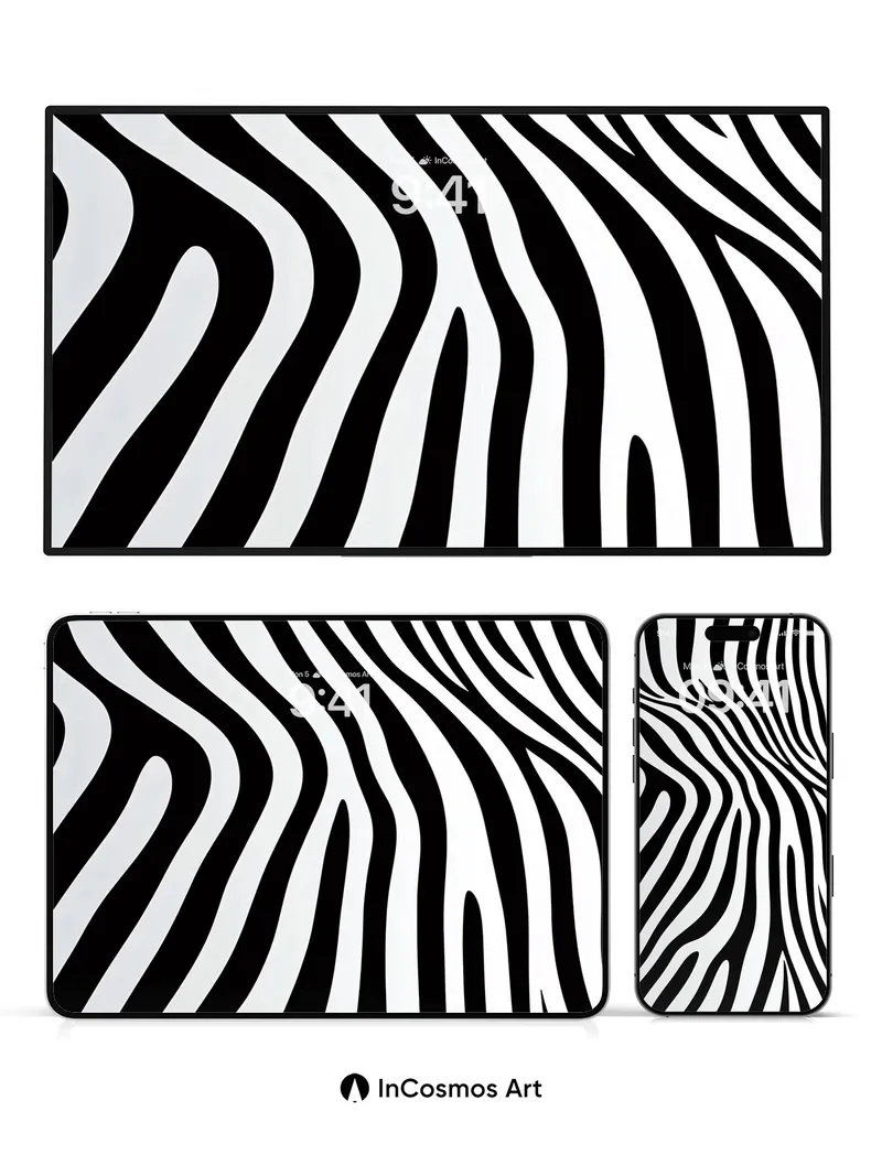 Whispering Stripes Wallpaper with Optical Flow