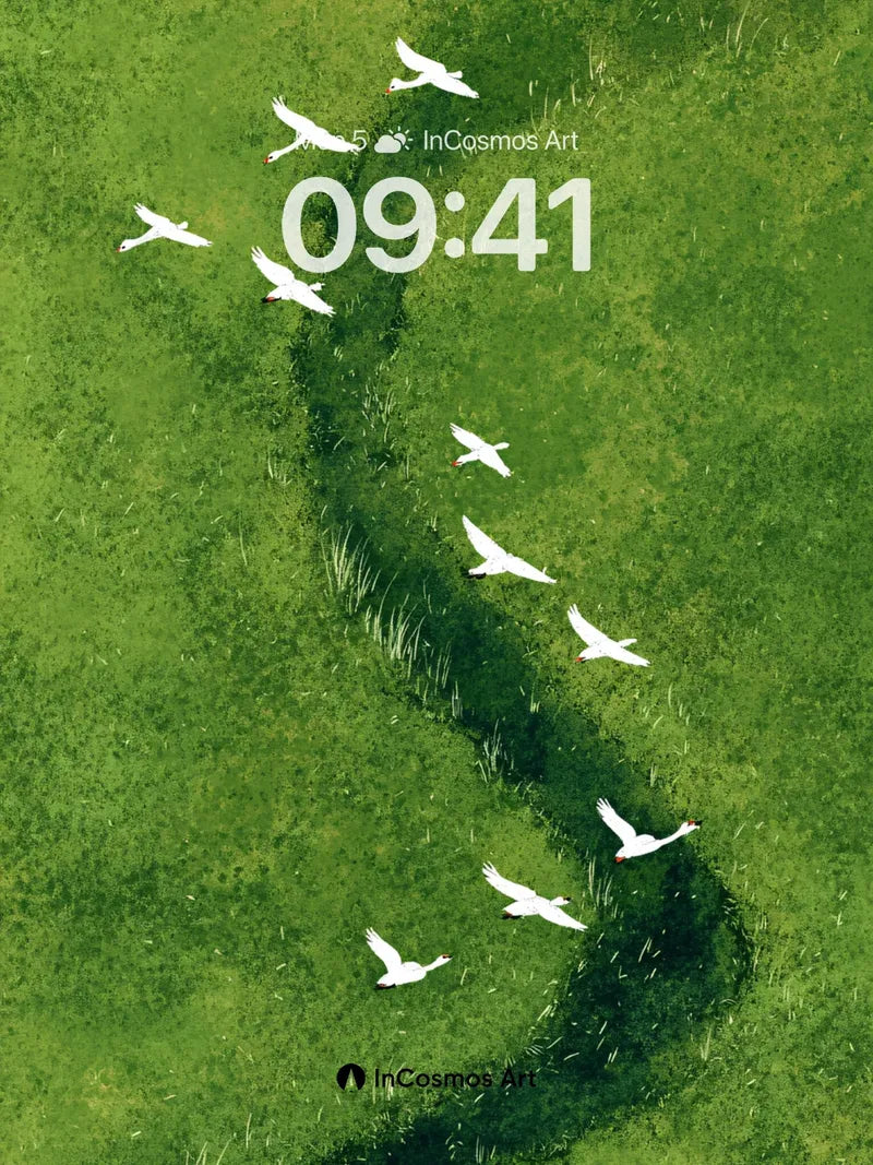 Serenity Flight Wallpaper with River Vein