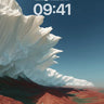 Crimson Dunes Wallpaper with Folded Sky wallpaper for iPhone, iPad & Mac