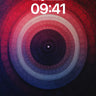 Cosmic Spiral Wallpaper with Hypnotic Rings wallpaper for iPhone, iPad & Mac