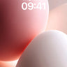 Soft Hush Wallpaper with Floating Forms wallpaper for iPhone, iPad & Mac