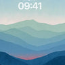 Serene Mountain Layers Wallpaper wallpaper for iPhone, iPad & Mac