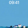 Serene Pastoral Landscape Wallpaper with Sunlit Fields wallpaper for iPhone, iPad & Mac