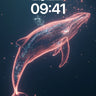 Stellar Whale Wallpaper with Cosmic Veins wallpaper for iPhone, iPad & Mac