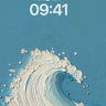 Oceanic Wave Texture Wallpaper Background
