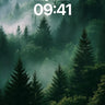Mist-Cradled Forest Wallpaper with Whispering Pines wallpaper for iPhone, iPad & Mac