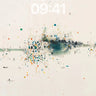 Floating Color Burst Wallpaper with Ethereal Reflections wallpaper for iPhone, iPad & Mac