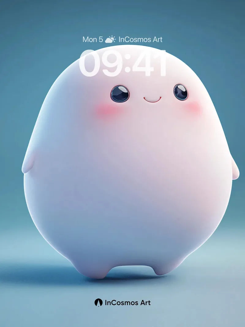 Soft Hug Wallpaper with Gentle Light