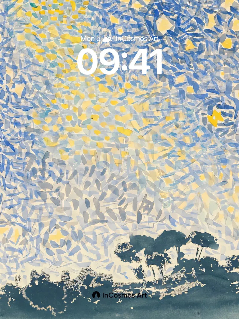 Sunlit Canopy Wallpaper with Whispering Trees wallpaper for iPhone, iPad & Mac