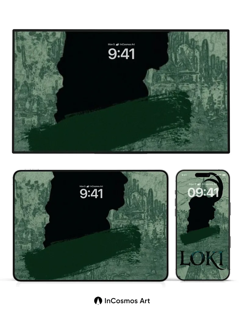 Shadowed Horns Wallpaper with Mythic Depth