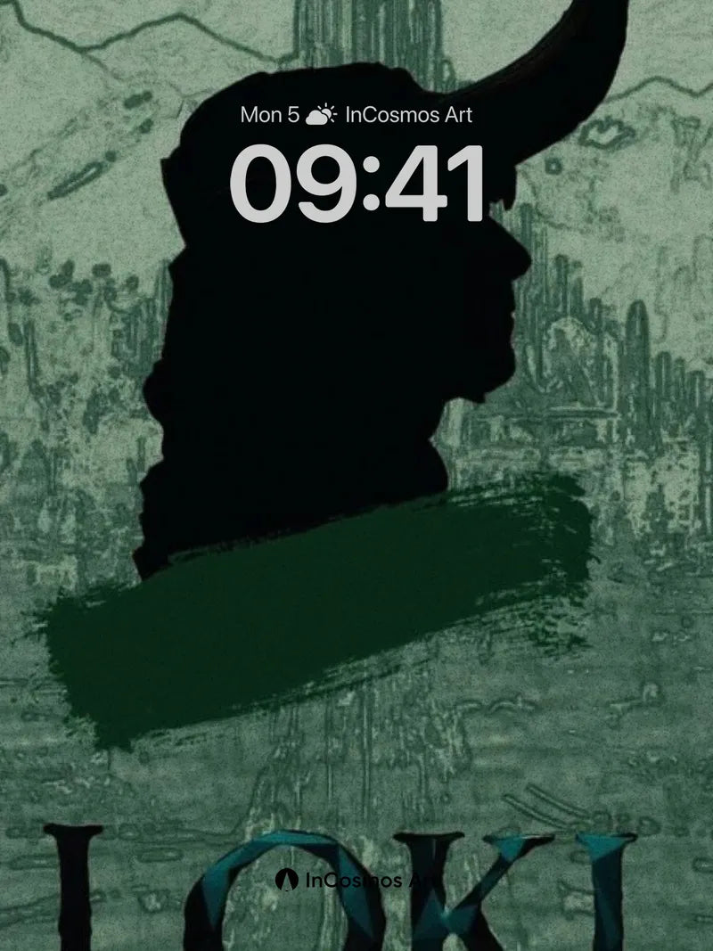 Shadowed Horns Wallpaper with Mythic Depth