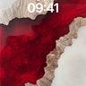 Bloodstone Vein Wallpaper with Living Wood Edges wallpaper for iPhone, iPad & Mac