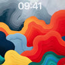 Vivid Waves Abstract Wallpaper wallpaper for iPhone, iPad & Mac