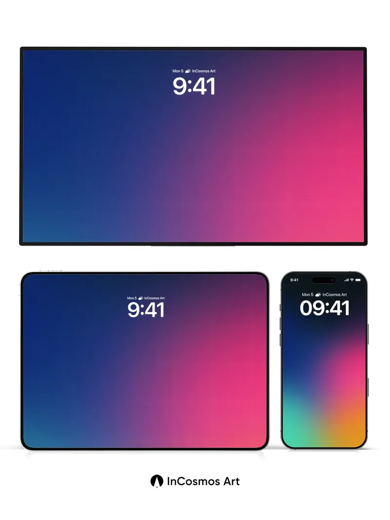 Luminous Gradient Wallpaper with Color Breath