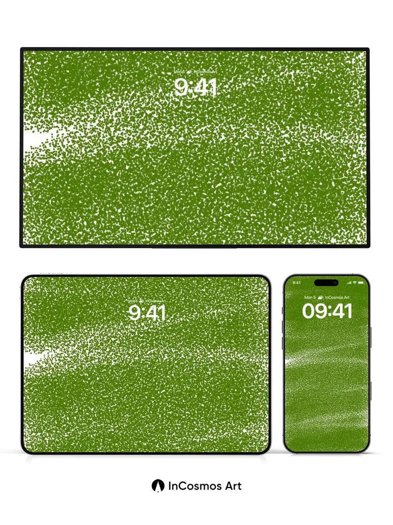 Whispering Moss Wallpaper with Dappled Light