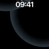 Void Echo Wallpaper with Floating Orbs wallpaper for iPhone, iPad & Mac