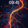 Furious Plasma Wallpaper with Electric Veins wallpaper for iPhone, iPad & Mac