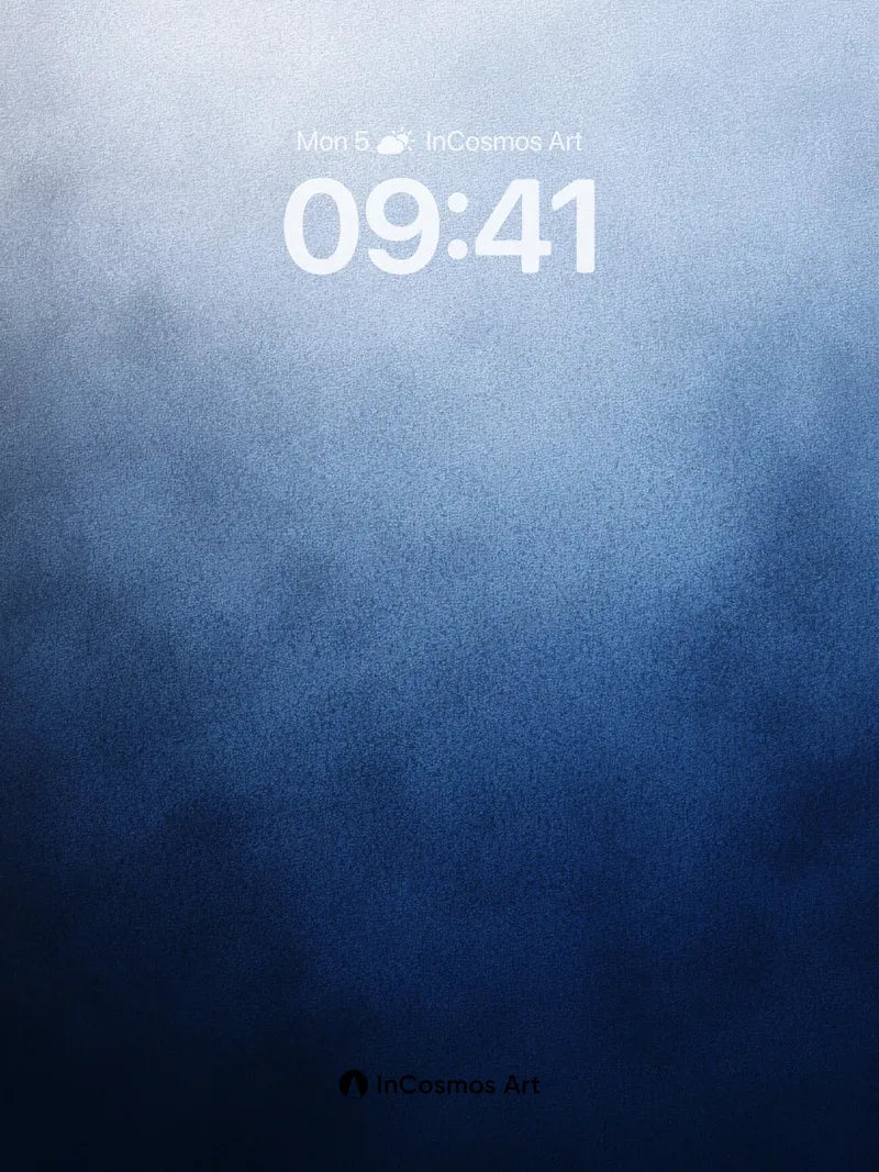 Nocturnal Hush Wallpaper with Deep Indigo Veil