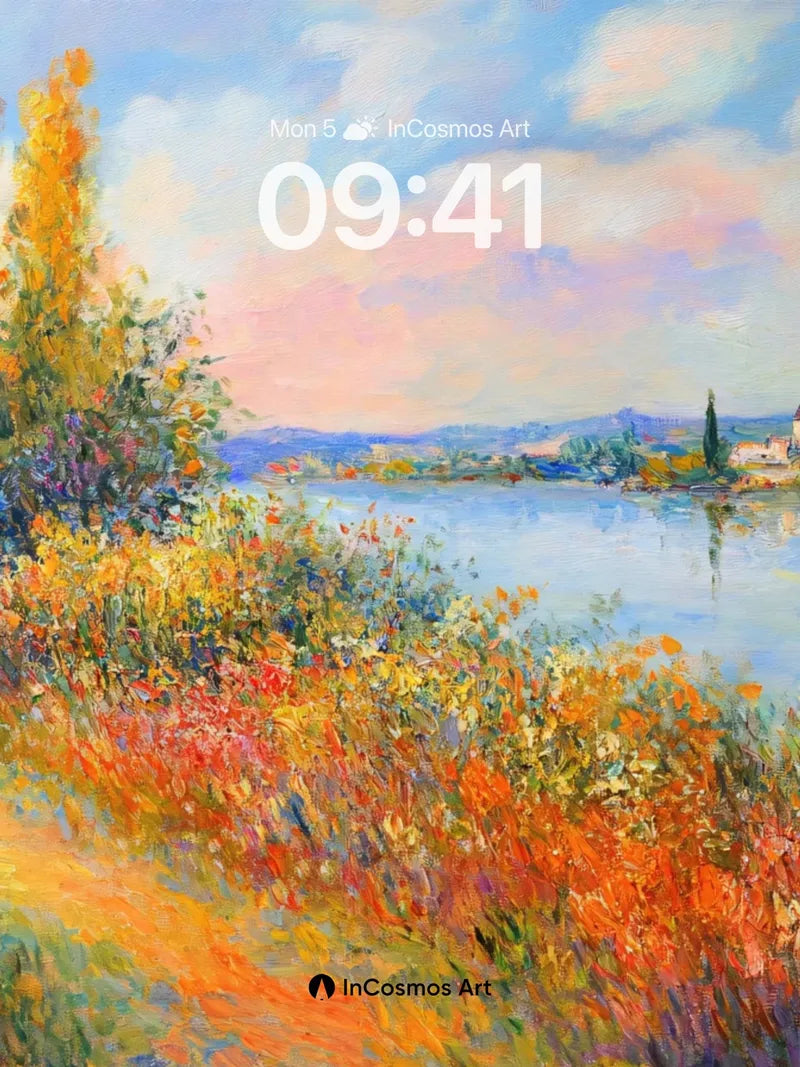 Golden Hush Wallpaper with Monet's Light