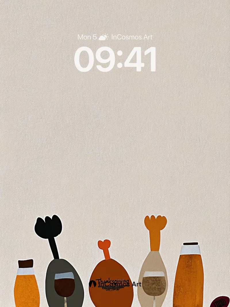 Nostalgic Still Life Wallpaper with Thanksgiving Whimsy