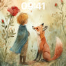 Golden Hush Wallpaper with Whispering Fox wallpaper for iPhone, iPad & Mac