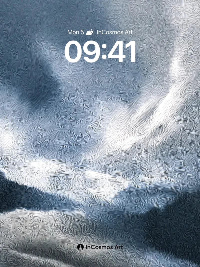 Storm's Breath Wallpaper with Whispering Clouds