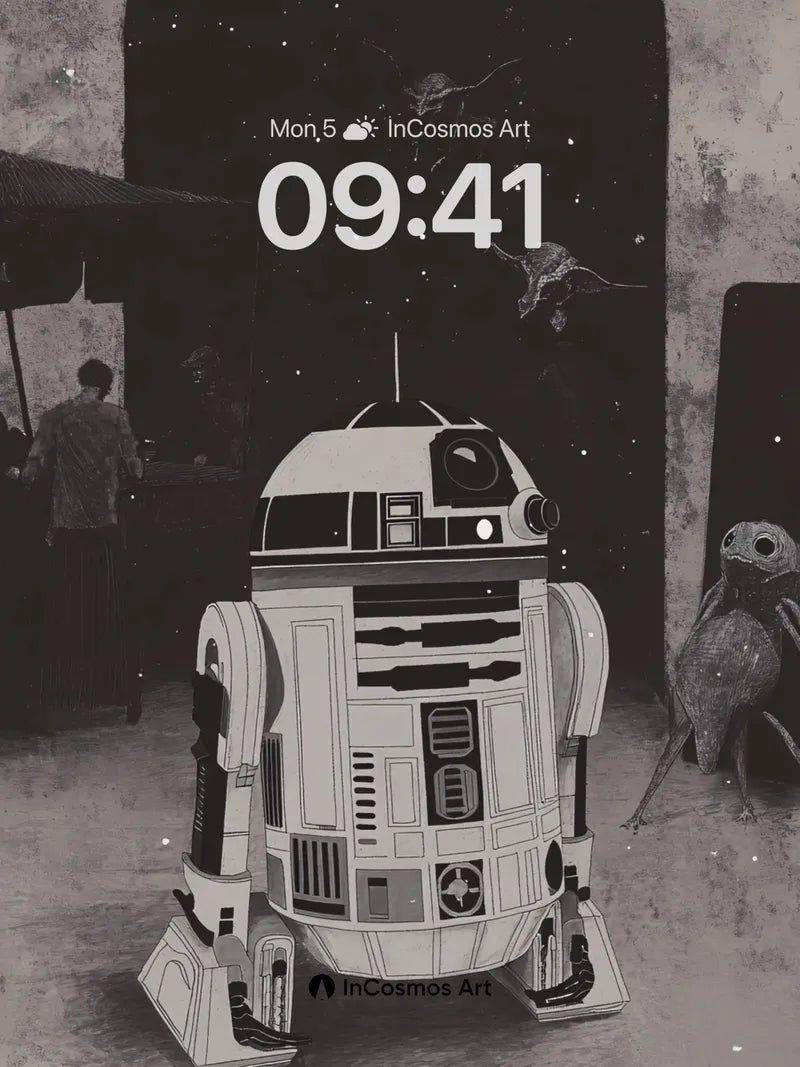 Stellar Silence Wallpaper with Droid Echo