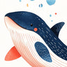 Whispering Whale Wallpaper with Floating Bubbles wallpaper for iPhone, iPad & Mac