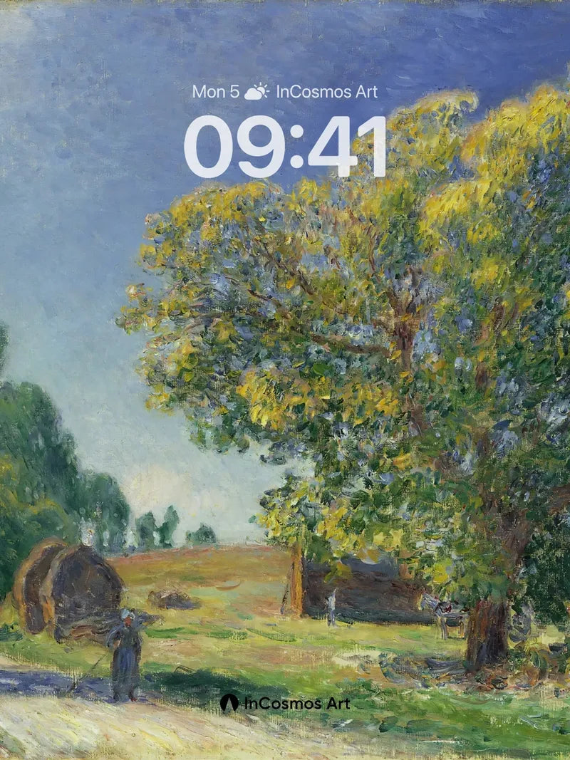 Golden Hush Wallpaper with Sunlit Canopy