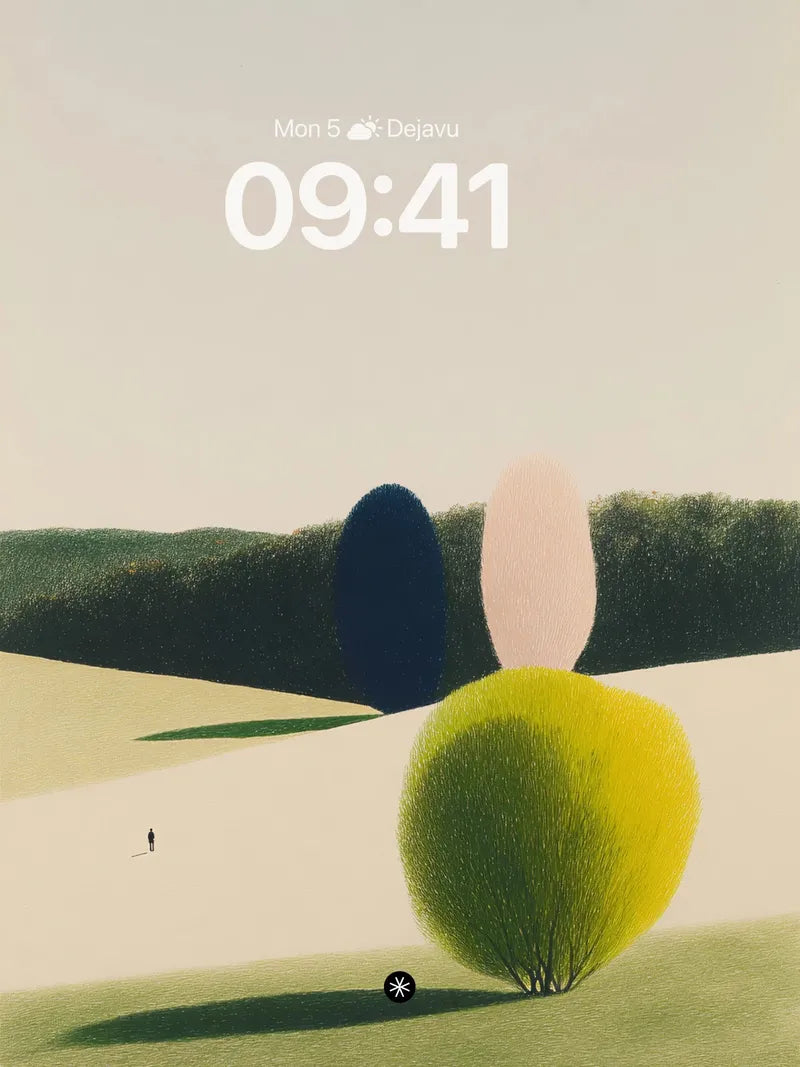 Surreal Hills Geometric Dream Wallpaper wallpaper for iPhone, iPad & Mac