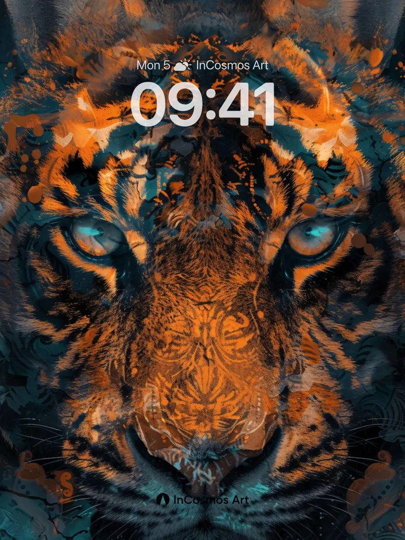 Feral Ember Wallpaper with Mythic Gaze