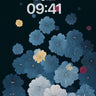 Deep Sea Bloom Floral Background wallpaper for iPhone, iPad & Mac