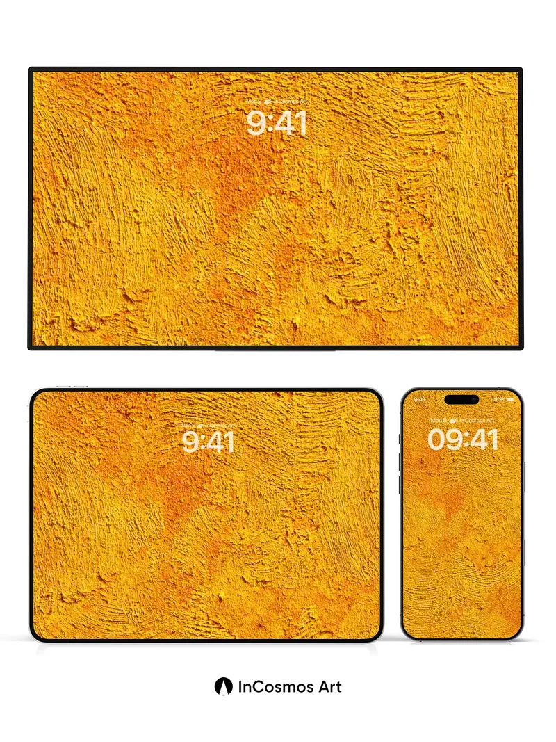 Golden Current Wallpaper with Living Texture