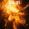Inferno Bloom Wallpaper with Fiery Veins wallpaper for iPhone, iPad & Mac