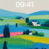 Colorful Countryside Serenity Wallpaper wallpaper for iPhone, iPad & Mac