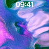 Luminous Tide Wallpaper with Cosmic Swirls wallpaper for iPhone, iPad & Mac