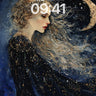 Celestial Whispers Wallpaper with Moonlit Hair wallpaper for iPhone, iPad & Mac