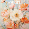 Soft Hush Floral Wallpaper with Ethereal Light wallpaper for iPhone, iPad & Mac