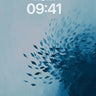 Oceanic School of Fish Wallpaper Background wallpaper for iPhone, iPad & Mac