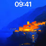 Cobalt Embrace Wallpaper with Golden Fortress wallpaper for iPhone, iPad & Mac