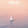 Serenity Sail Wallpaper with Horizon Hush wallpaper for iPhone, iPad & Mac