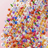 Chromatic Burst Wallpaper with Floating Jewels wallpaper for iPhone, iPad & Mac
