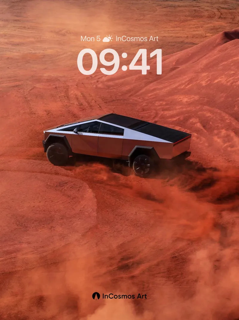 Futurist Dune Drift Wallpaper with Angular Light