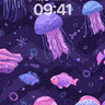 Luminous Abyss Wallpaper with Floating Dreams wallpaper for iPhone, iPad & Mac