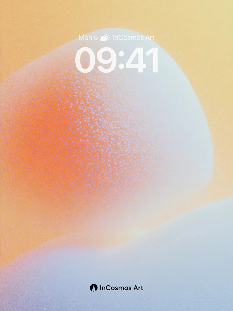 Luminous Dune Wallpaper with Soft Hues